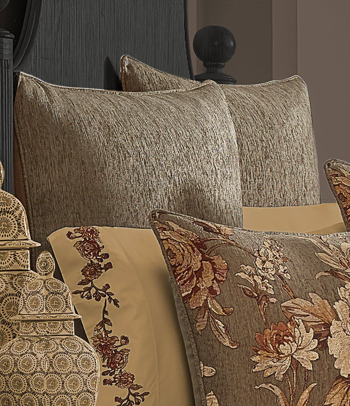 Taupe Euro Sham Q93448