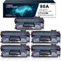 (5 Pack, Black) Compatible Toner Cartridge 80A N49474