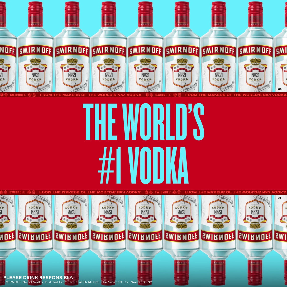 80 Proof Vodka 1.75 L Glass Bottle F856