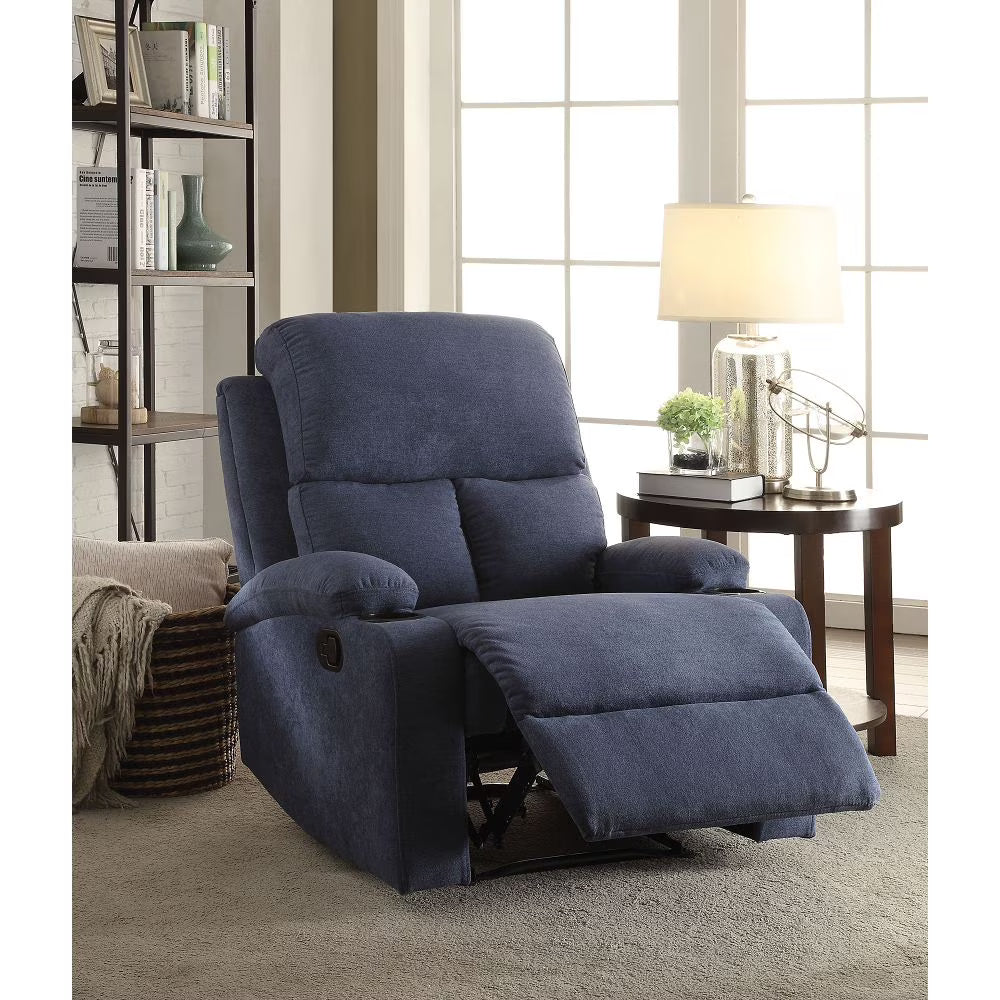 Blue Velvet Recliner O756