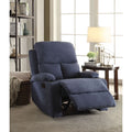 Blue Velvet Recliner O756