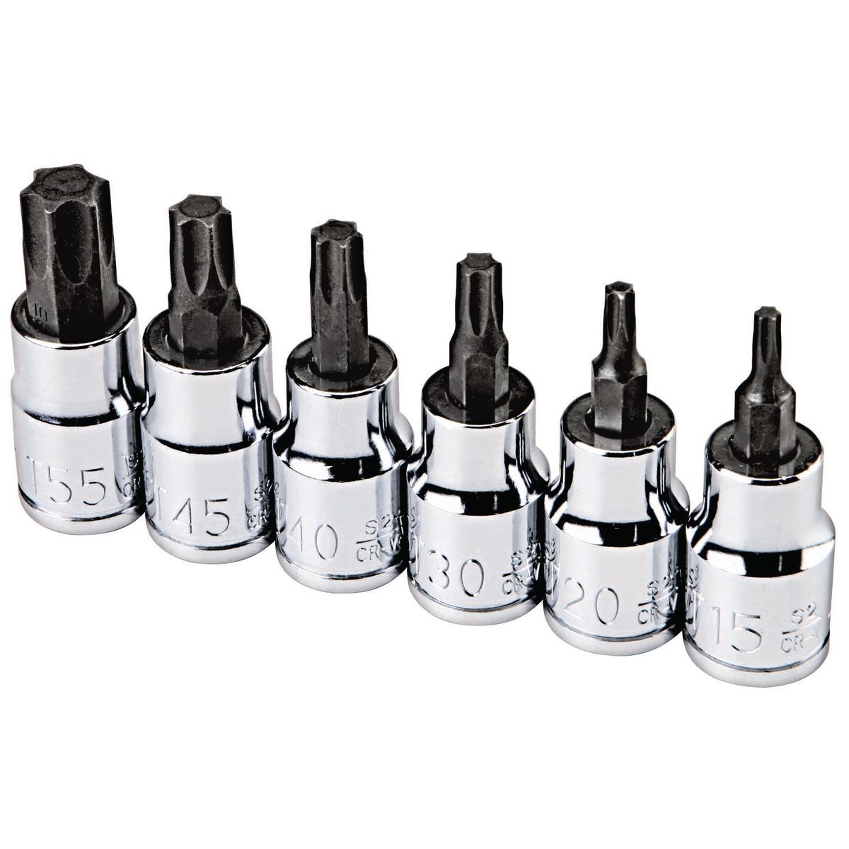 3/8 in. Drive Star Bit Socket Set, 6 Piece T9847