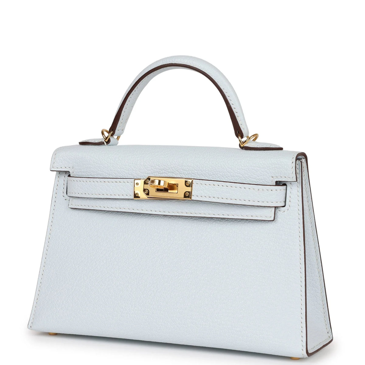 Bleu Brume Chevre Bag N57819