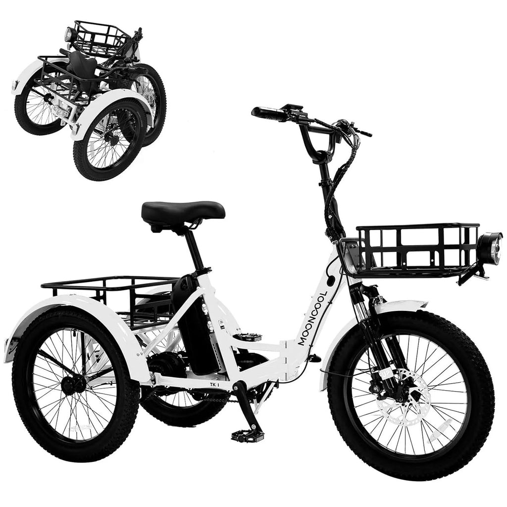 20 x4in Fat Tire Electric Tricycle 500W E-bike K11011