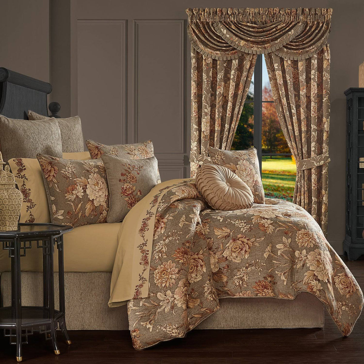Taupe Euro Sham Q93448