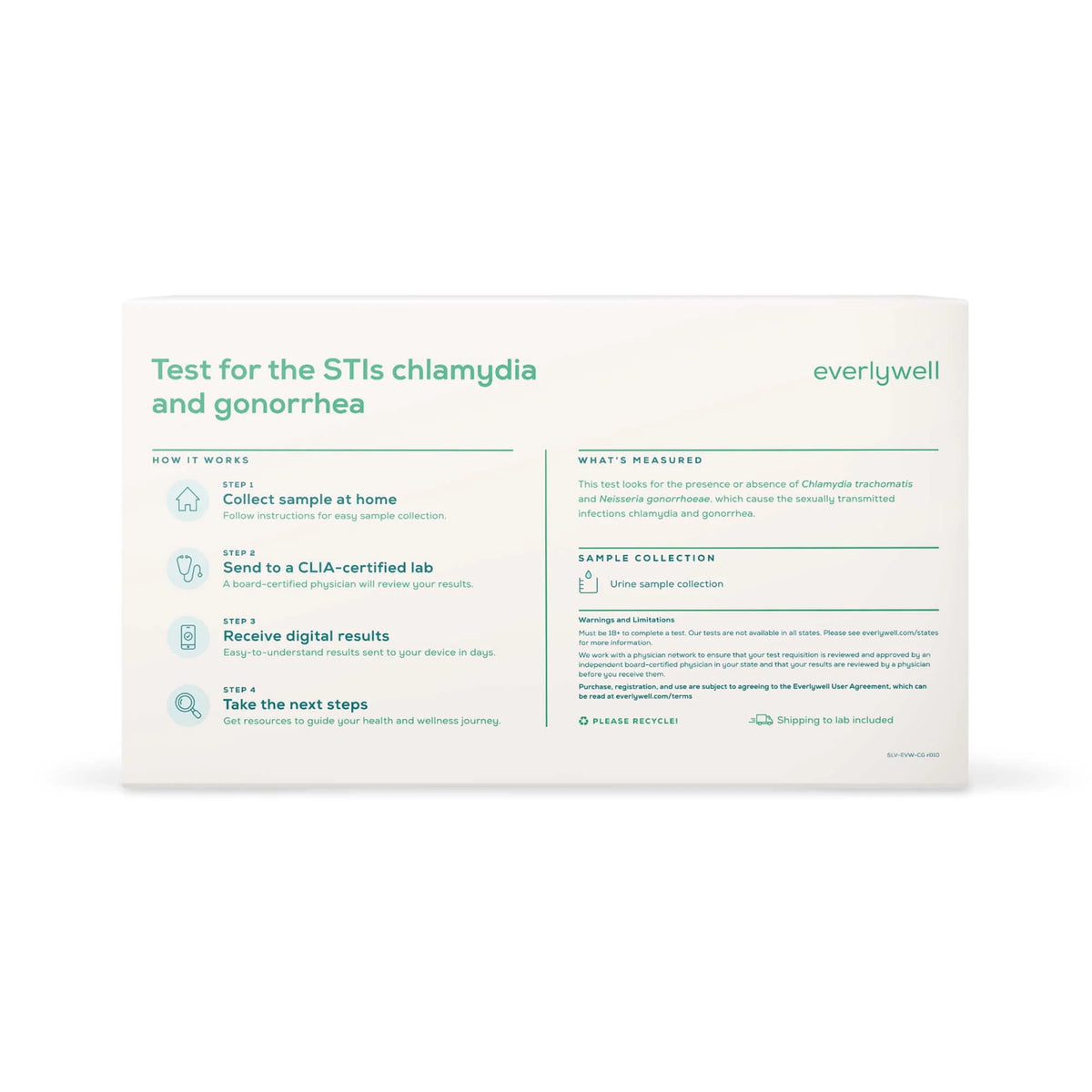 Chlamydia and Gonorrhea Test V4229