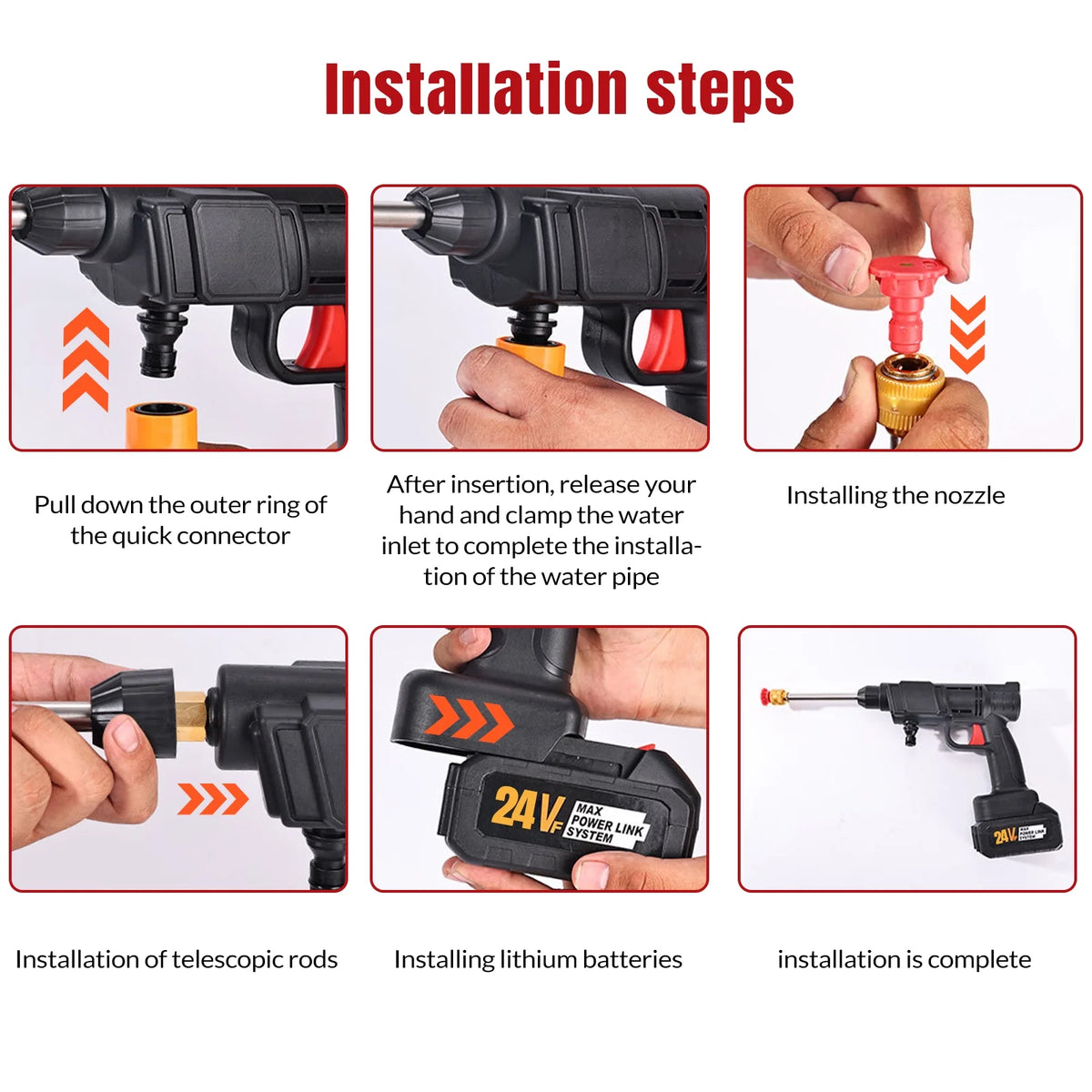 Cordless Handheld Power Washer D256187