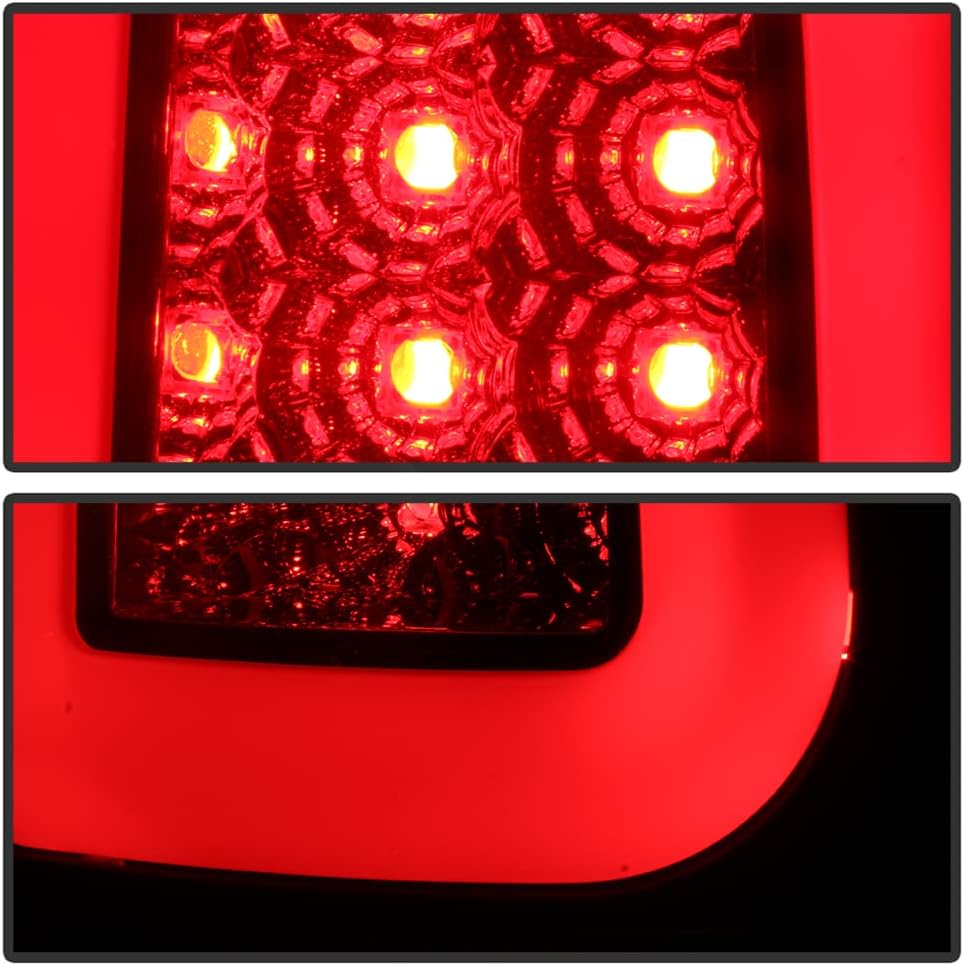 Black Smoked LED Tail Lights Brake Lamps O9805