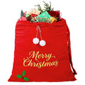 Large Velvet Christmas Santa Bags with Drawstring H479