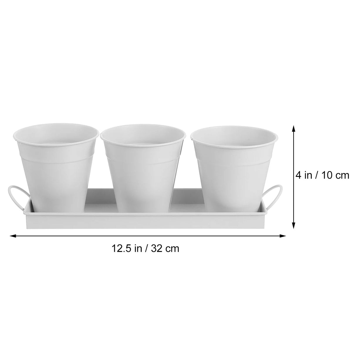 9 pcs Garden Flower Pot with 1pc Tray P194380