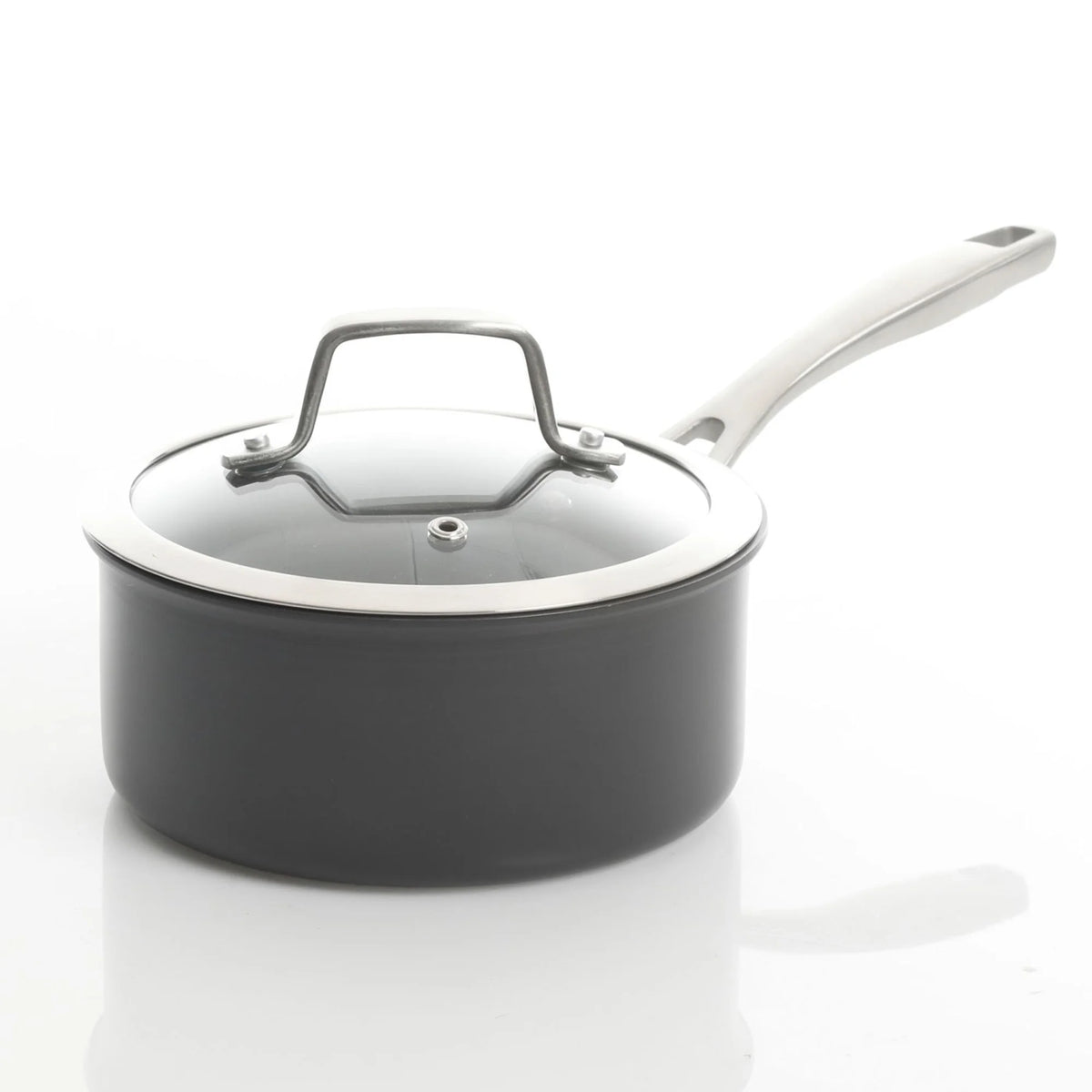 10-Piece Hard Anodized Cookware Pots and Pans Set H772