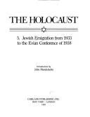 Jewish Emigration from 1933 to the Evian Conference of 1938 B82952