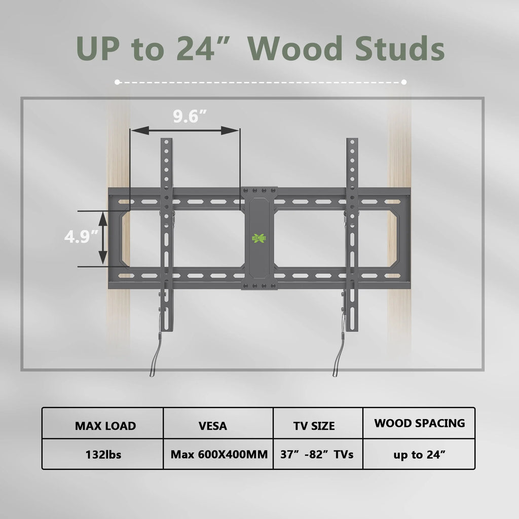 Large Tilting TV Wall Mount for 37-82 Flat Screen TVs V281
