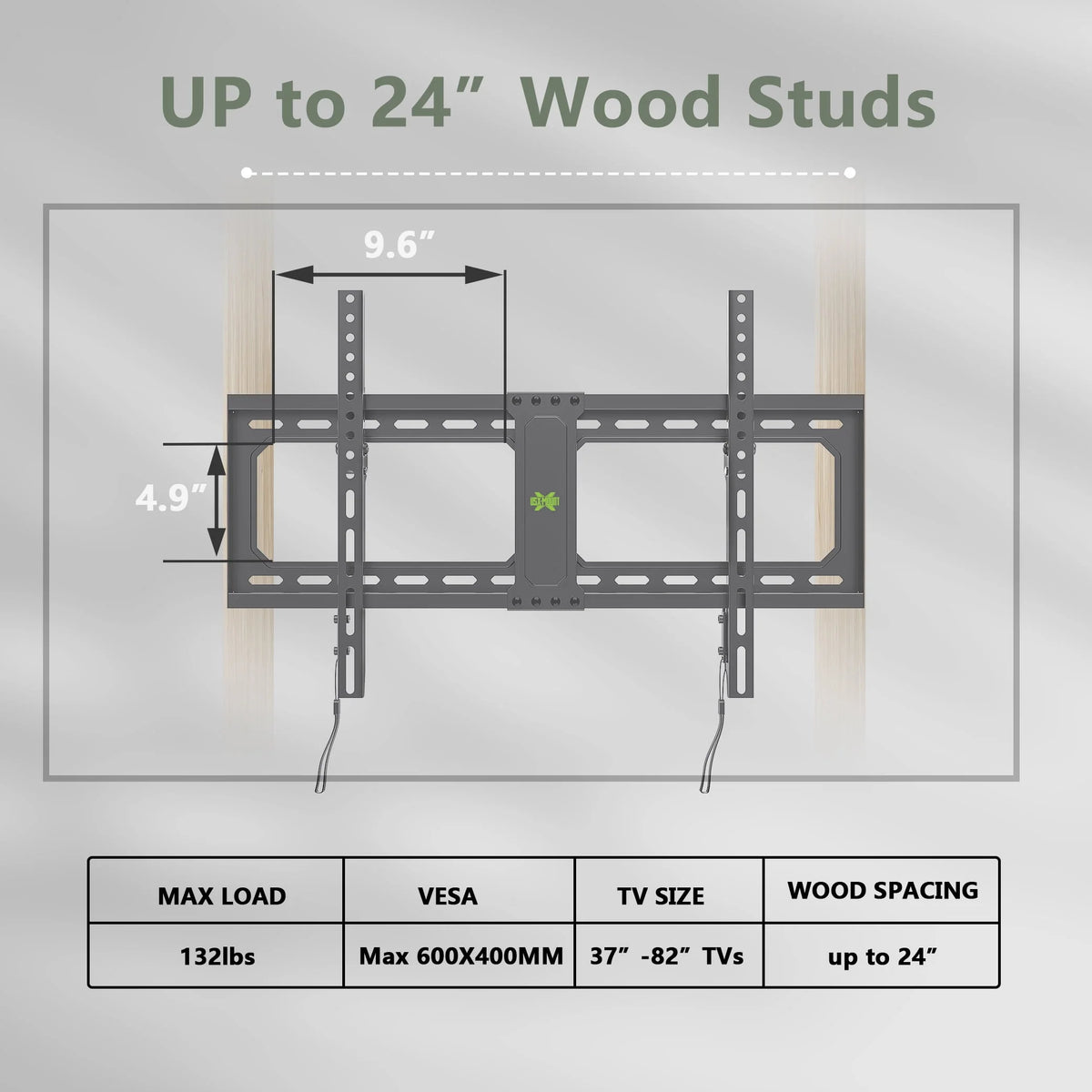Large Tilting TV Wall Mount for 37-82 Flat Screen TVs V281