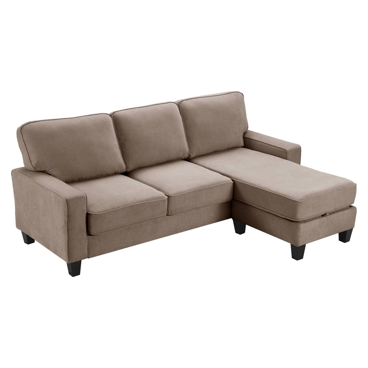 Reversible Small Space Sectional with Storage V226