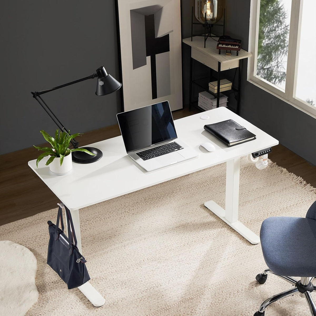 48 x 24 inch Electric Adjustable Height Standing Desk with Splice Board K57385