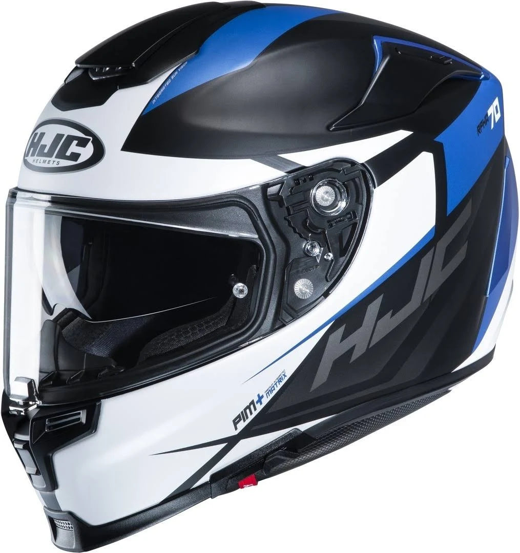 Black-White-Blue Size L Helmet R9000