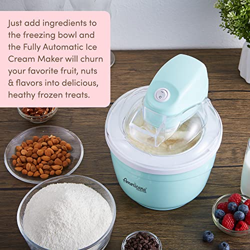 Blue 1 Quart Electric Ice Cream Maker V15338