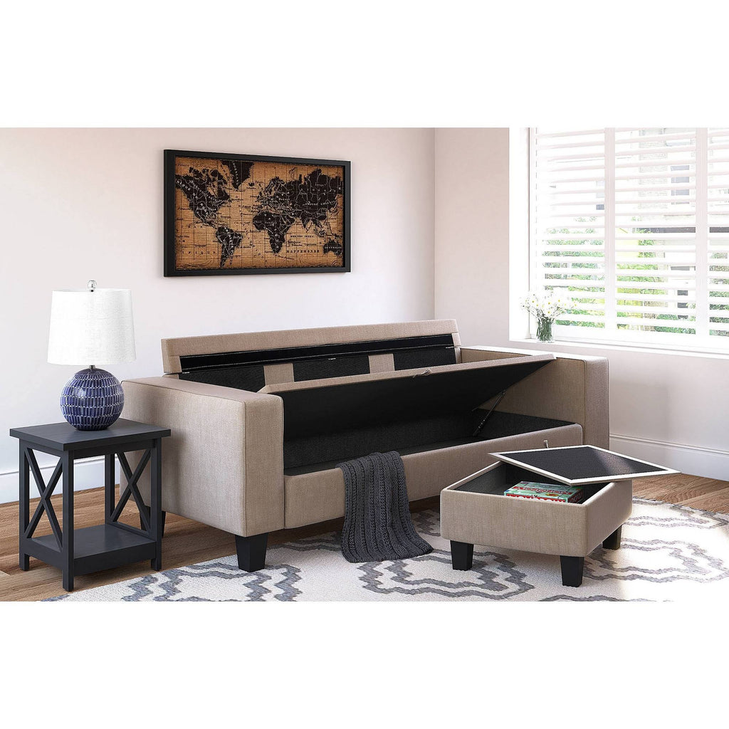 Reversible Small Space Sectional with Storage V226