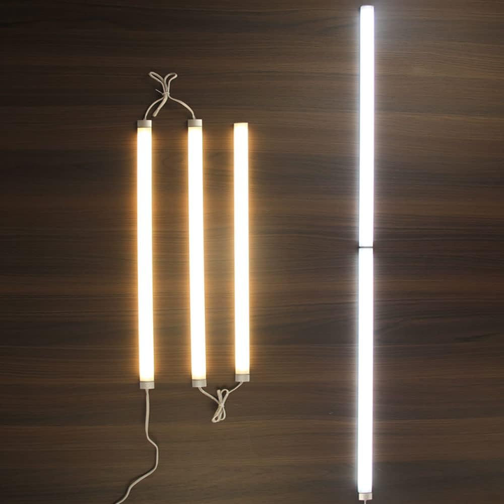 Dimmable Under Cabinet Lighting with Handwave Switch, 3*12Inch Linkable Ultra-Thin Light Fixture, Natural White 4000K (Dark Grey Cover) K749