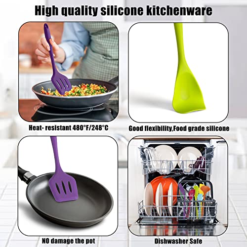 10Pcs Silicone Kitchen Utensil Set U625734