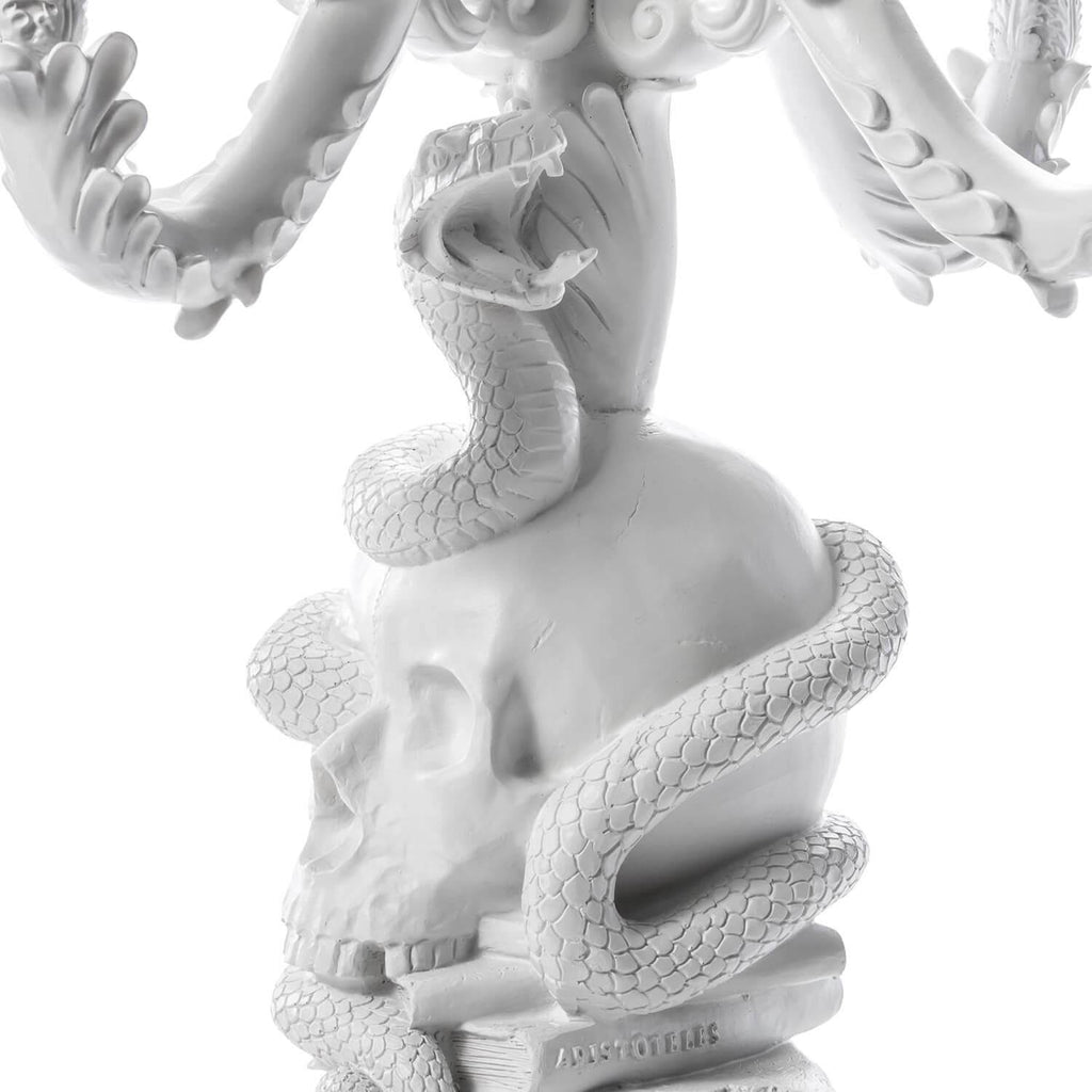 White Candelabra W8457