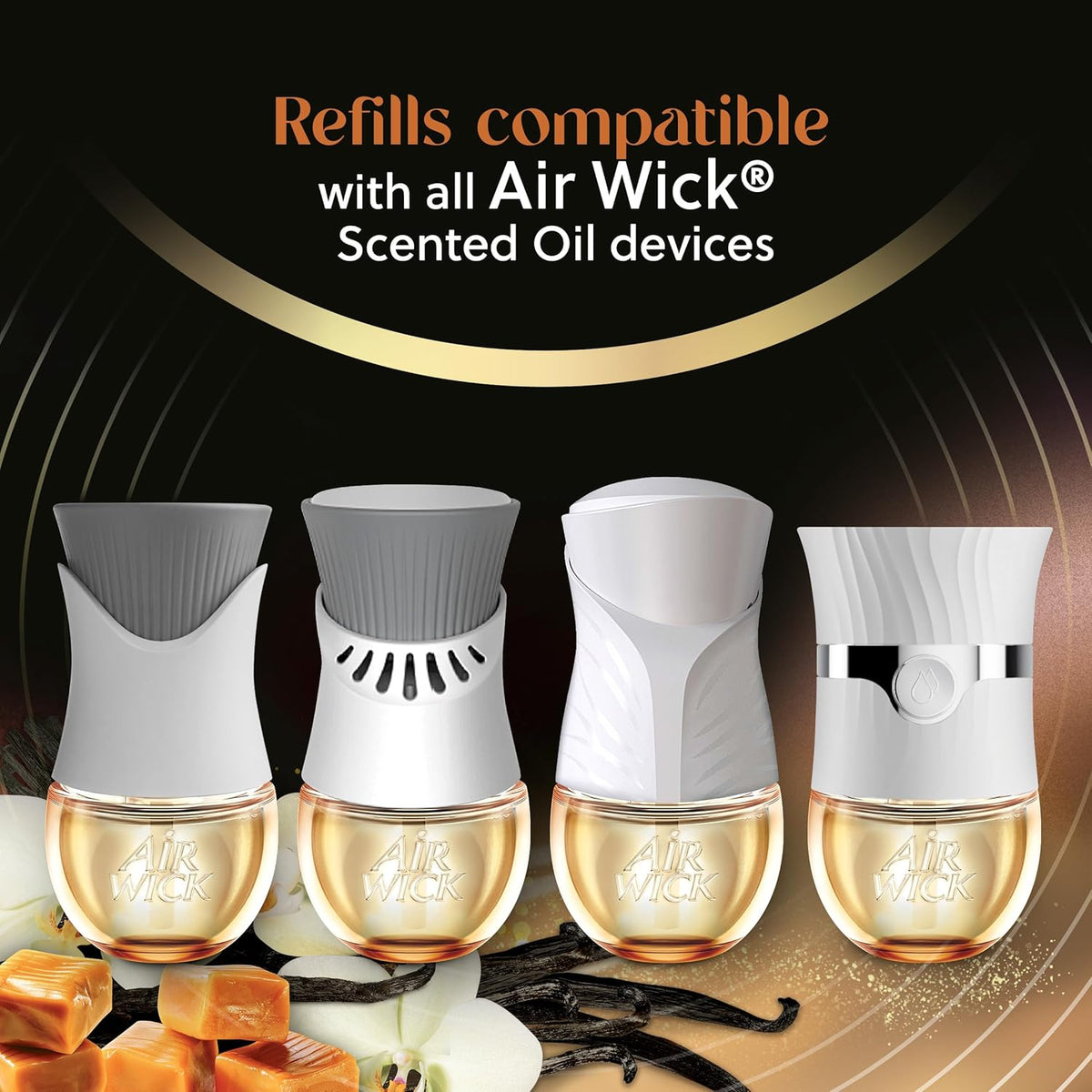 Cozy Vanilla & Caramel Scented Oil Refill, 2 ct D42879