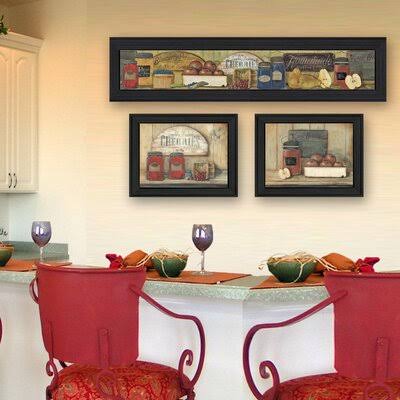 3 Piece Framed Textual Art Set U946
