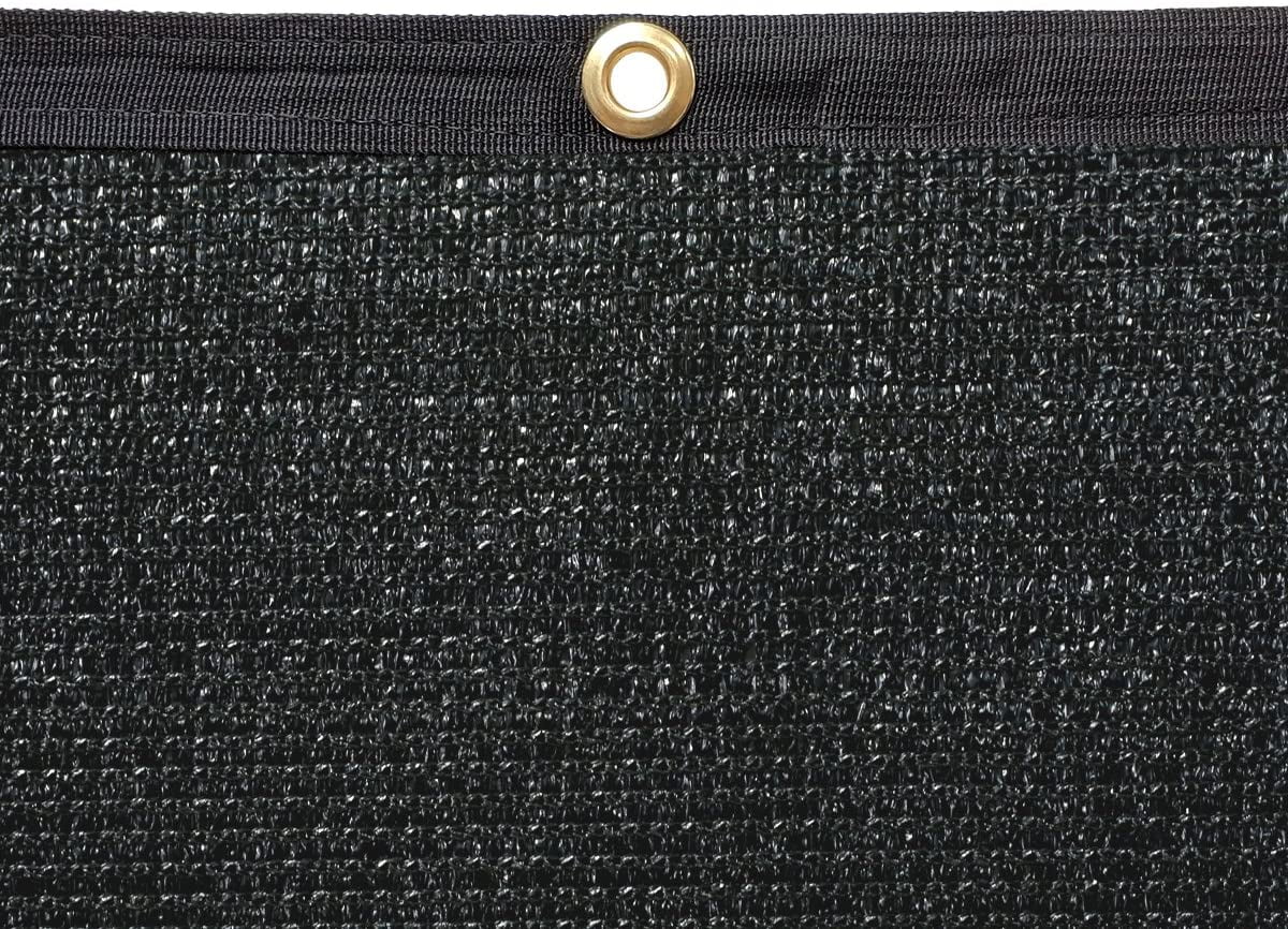Black RV Awning Privacy Screen Shade Panel Kit 8 x 12ft W5207