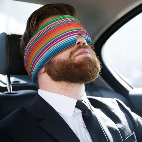 Buffalo Check Red and Black Plaid Blackout Sleep Eye Masks U559