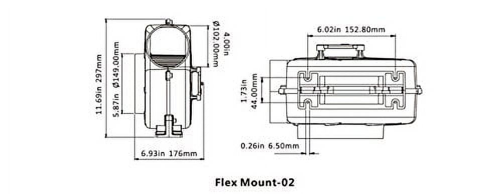 Bilge Air Blower 320CFM Marine 12V 4" Q873820