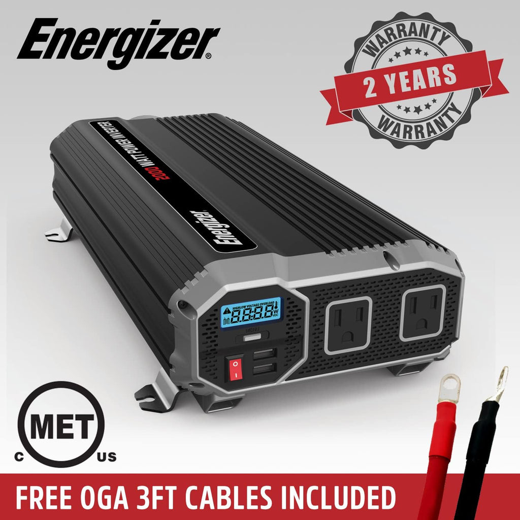 1500 Watts Power Inverter, 12v to 110v, Two AC Outlets, Two USB Ports X893
