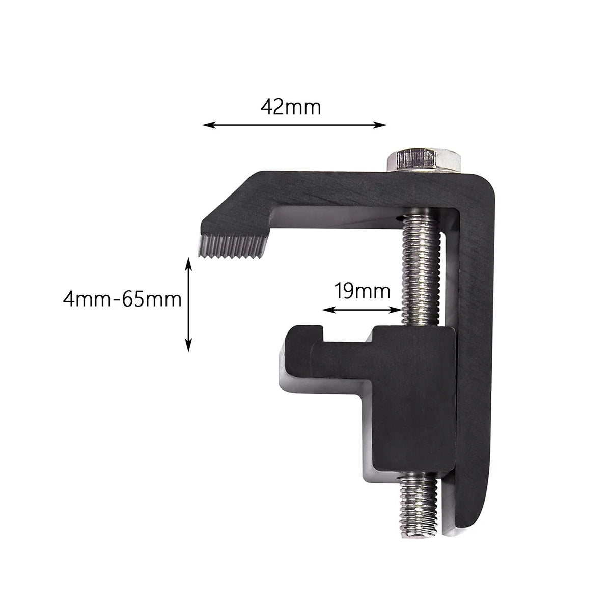 4 Pieces Water Resistant Metal Mounting Clamps for Camper Shell P28418