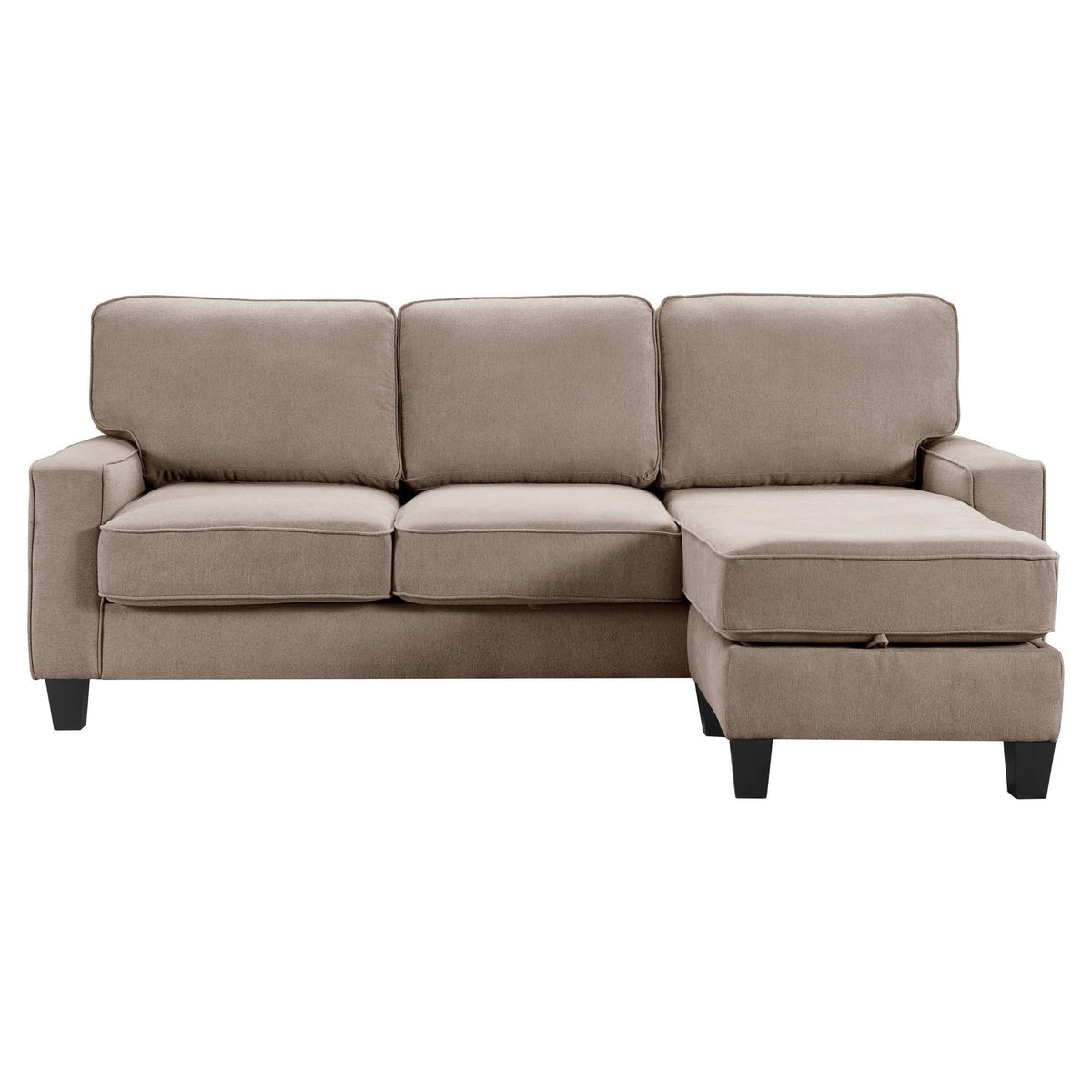 Reversible Small Space Sectional with Storage V226
