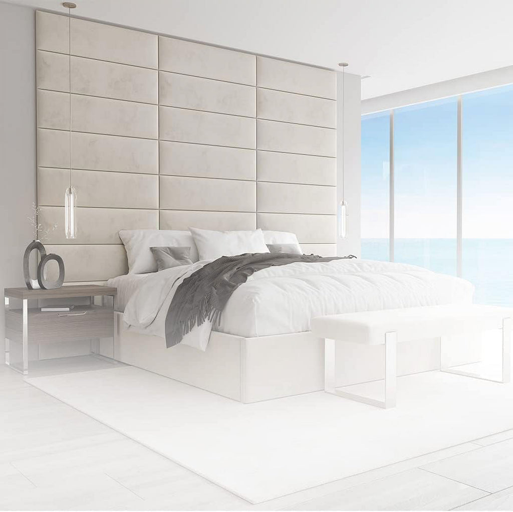 Velvet Ivory King Set Of 4 Panels S45253