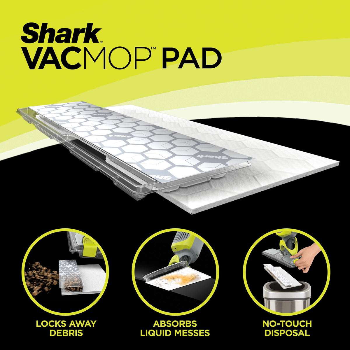 Cordless Hard Floor Vacuum Mop with Disposable Pads L48338
