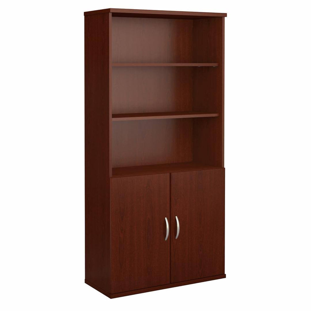 5 Shelf Bookcase with Doors T741