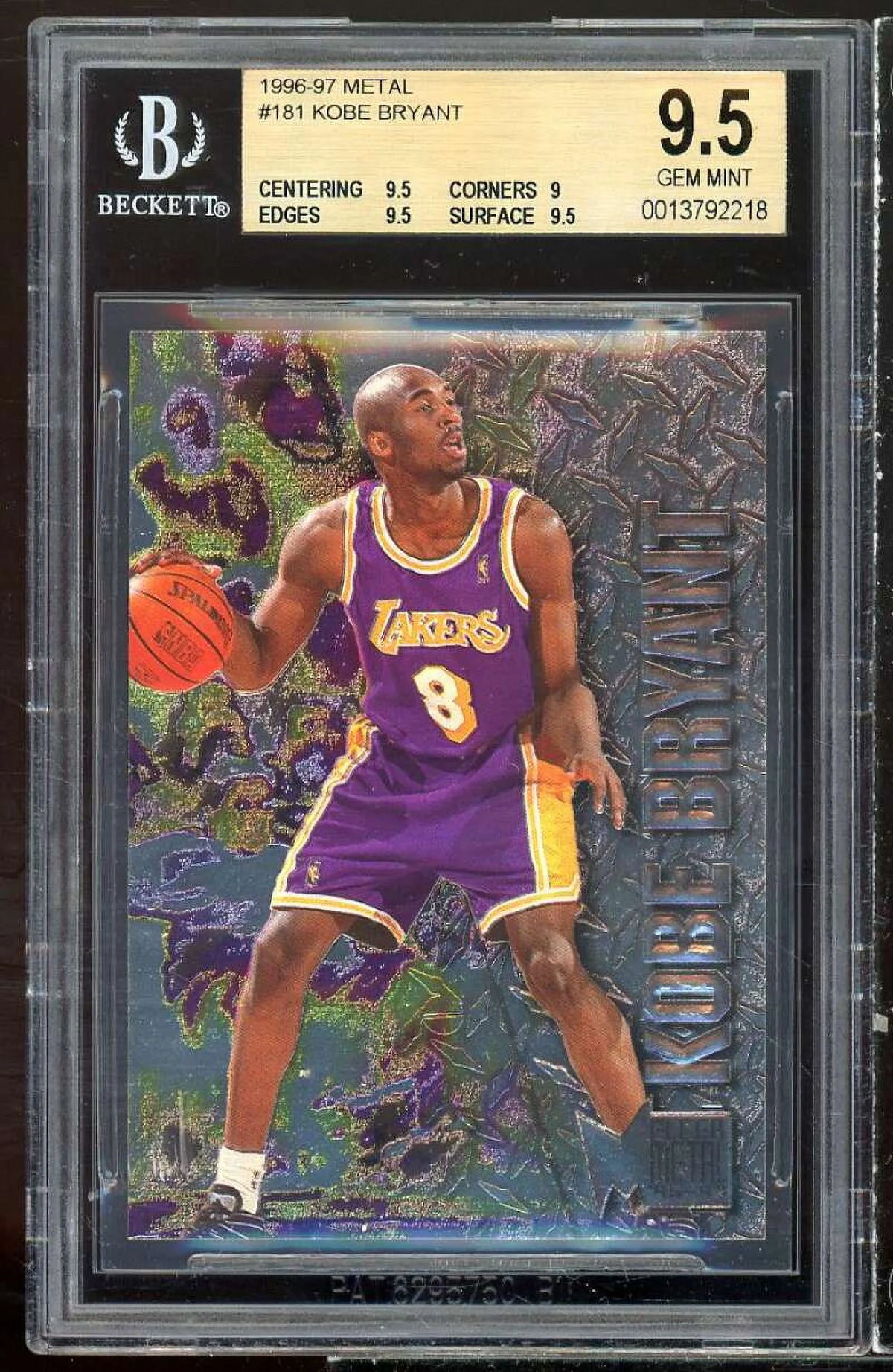 1996-97 Metal #181 BGS 9.5 Rookie Card J681119