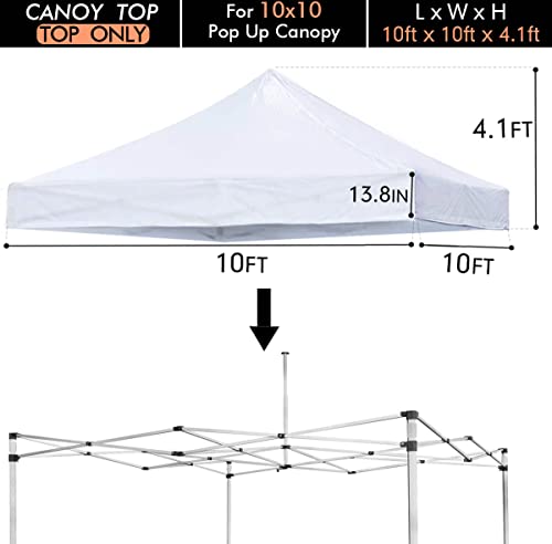 10' x 10' Replacement Canopy Top E74464