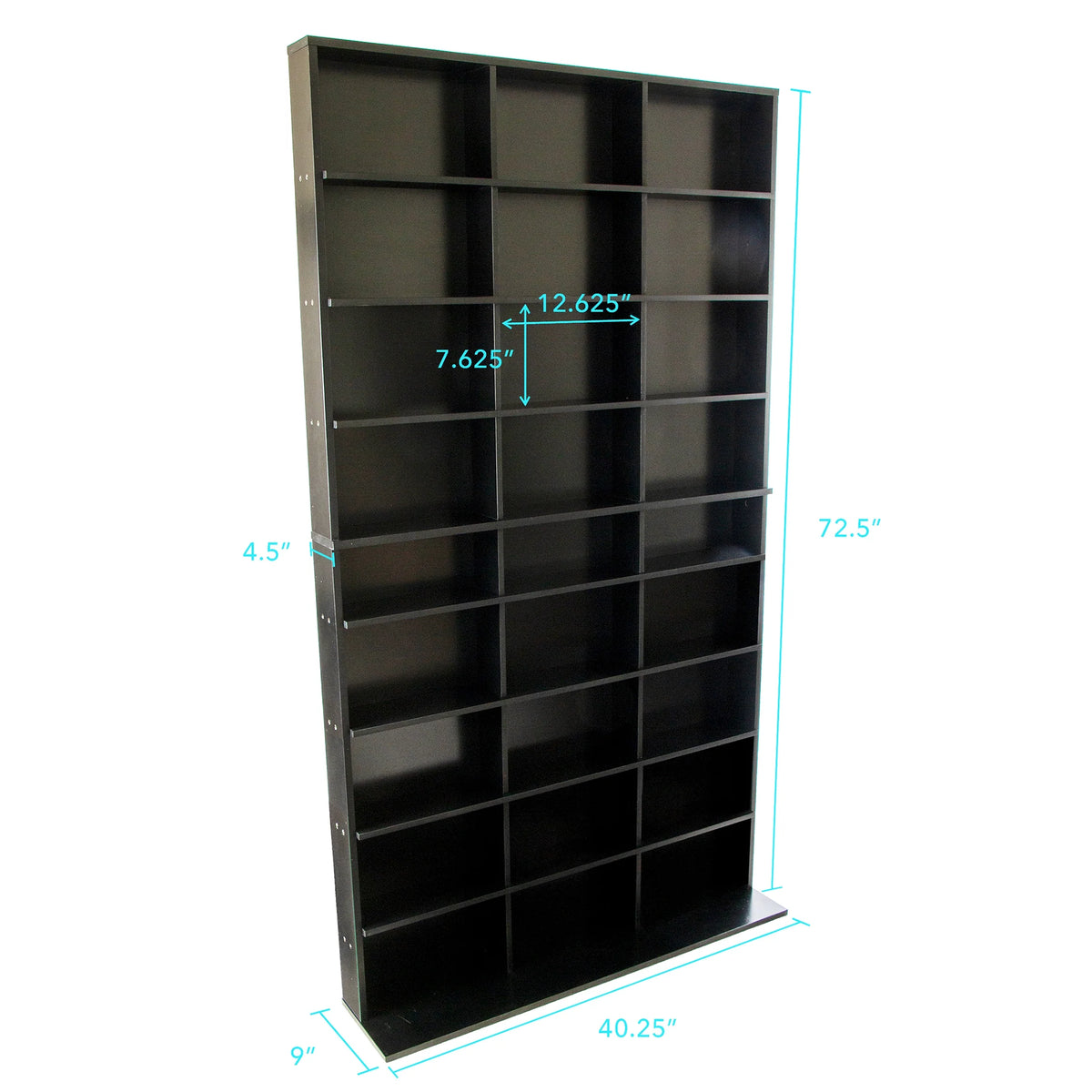Black Media Storage Cabinet XL O302809