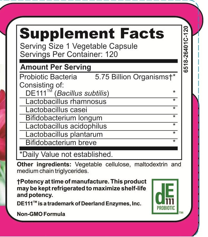 Prebiotics 60 Capsules W40479