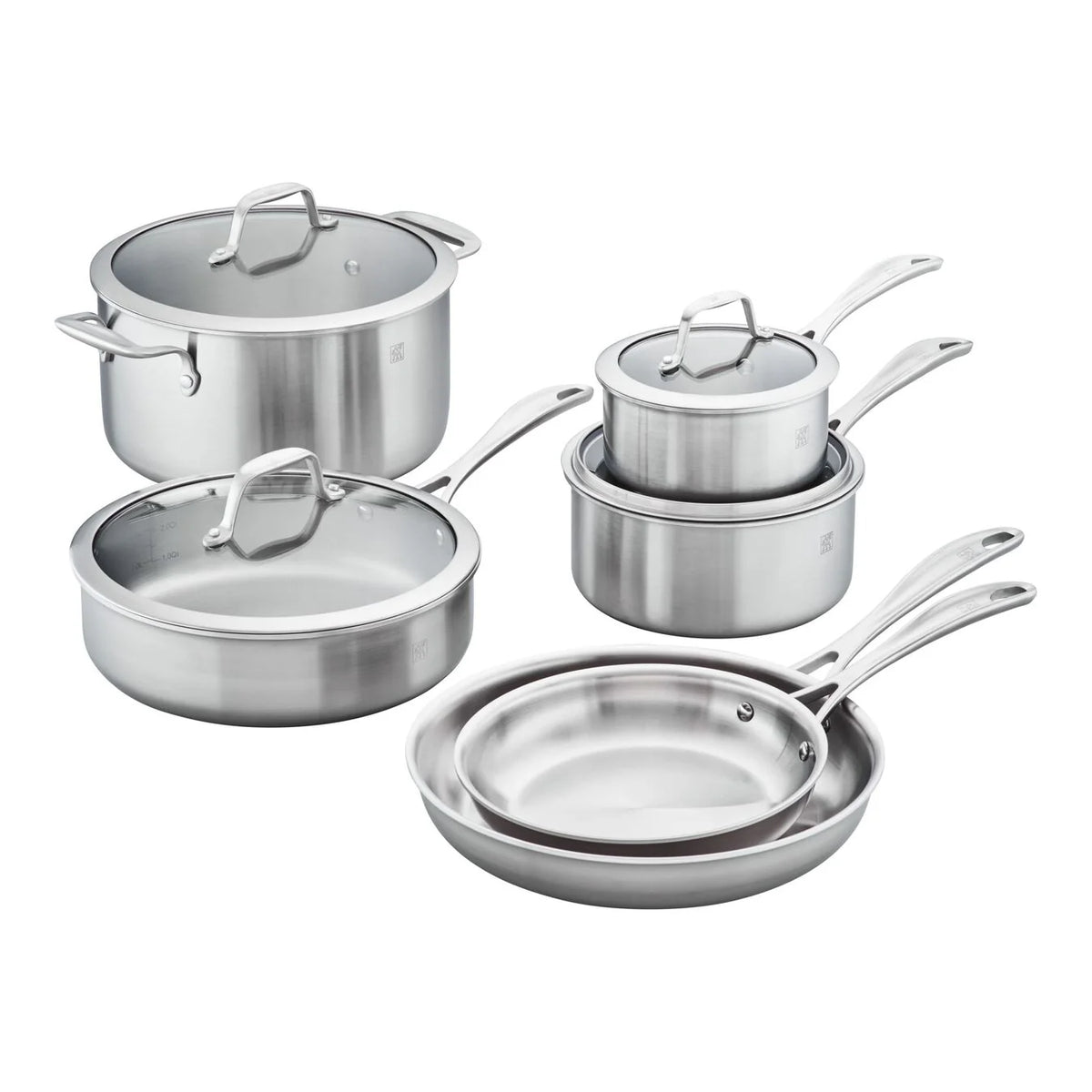 10pc Stainless Steel Cookware Set M226