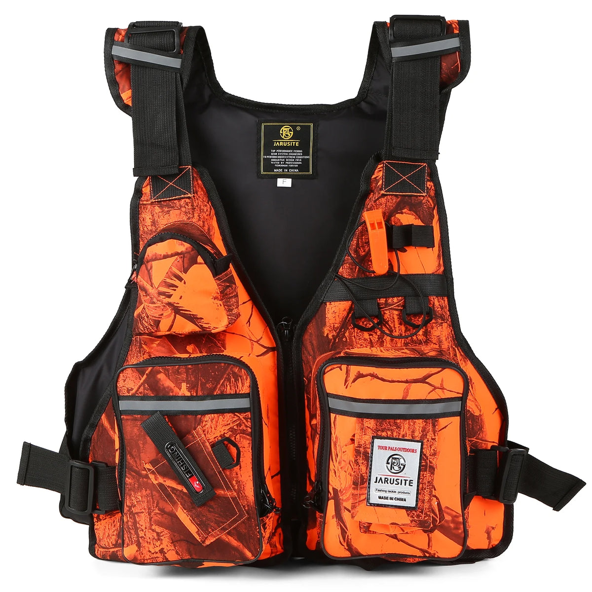 Fly Fishing Jacket Vest with Water Bottle Holder C736410