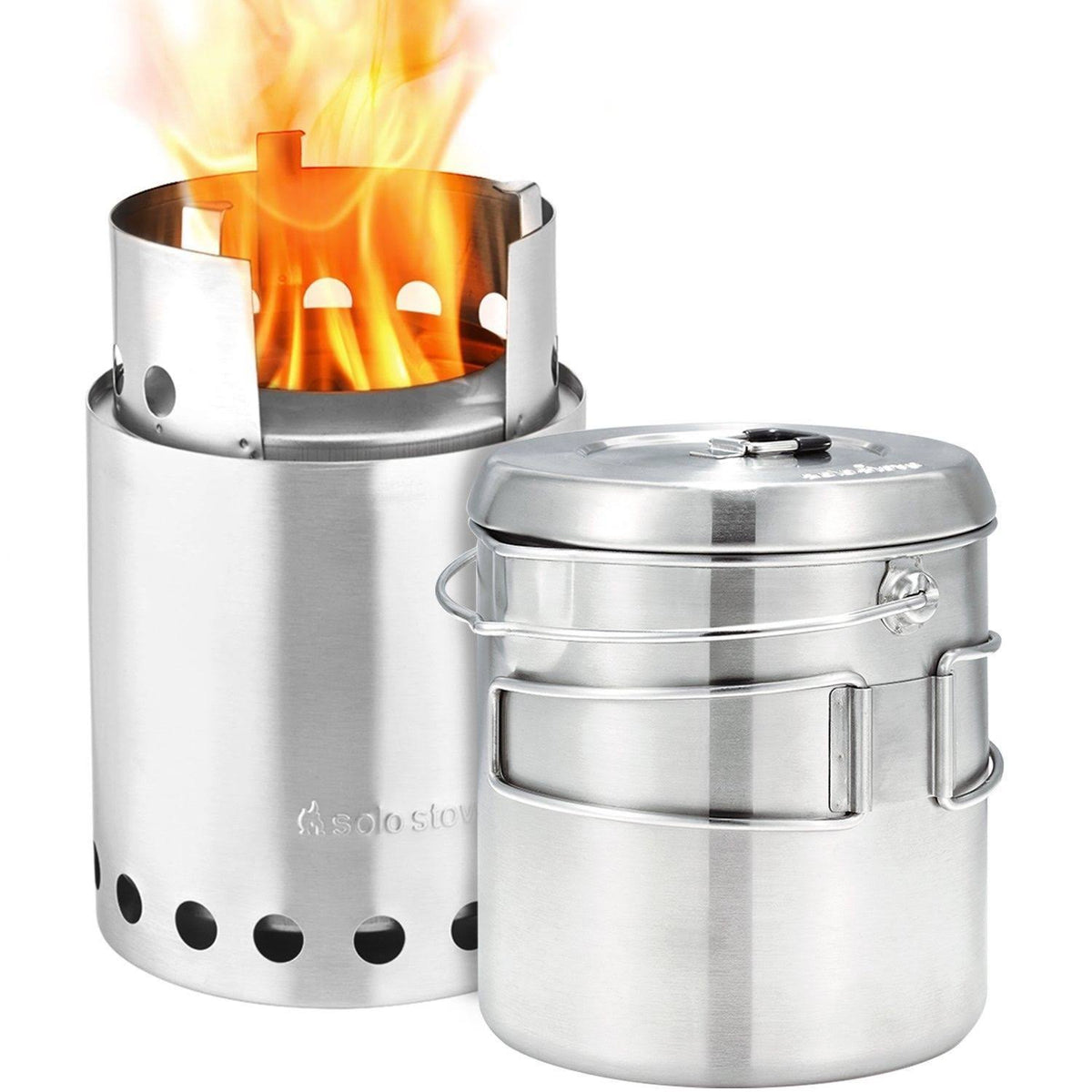 Woodburning Backpacking Camp Stove Combo I403