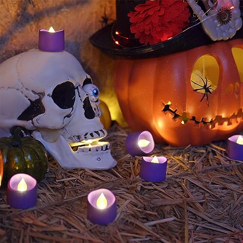 12-Pack Flameless LED Tea Lights Candles Battery Operated X57712
