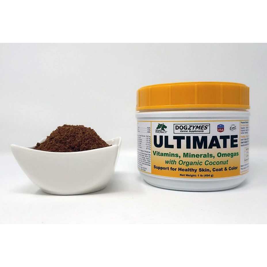 Dogzymes Ultimate for Best Skin/Coat with Organic Coconut N9999