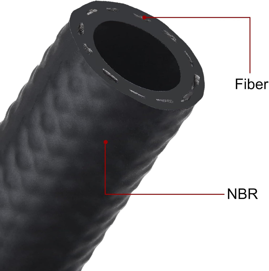 3/8 Fuel Hose Line NBR Rubber 25FT Pack of 2 U77268