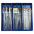 Clear Choice Brush Set Round Set of 60 Long Handle H43939