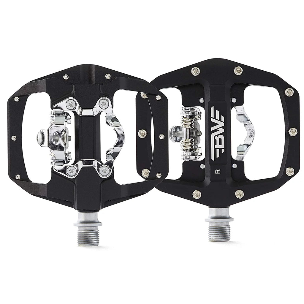 Green Clipless Mountain Bike Pedals with SPD Cleats V345759