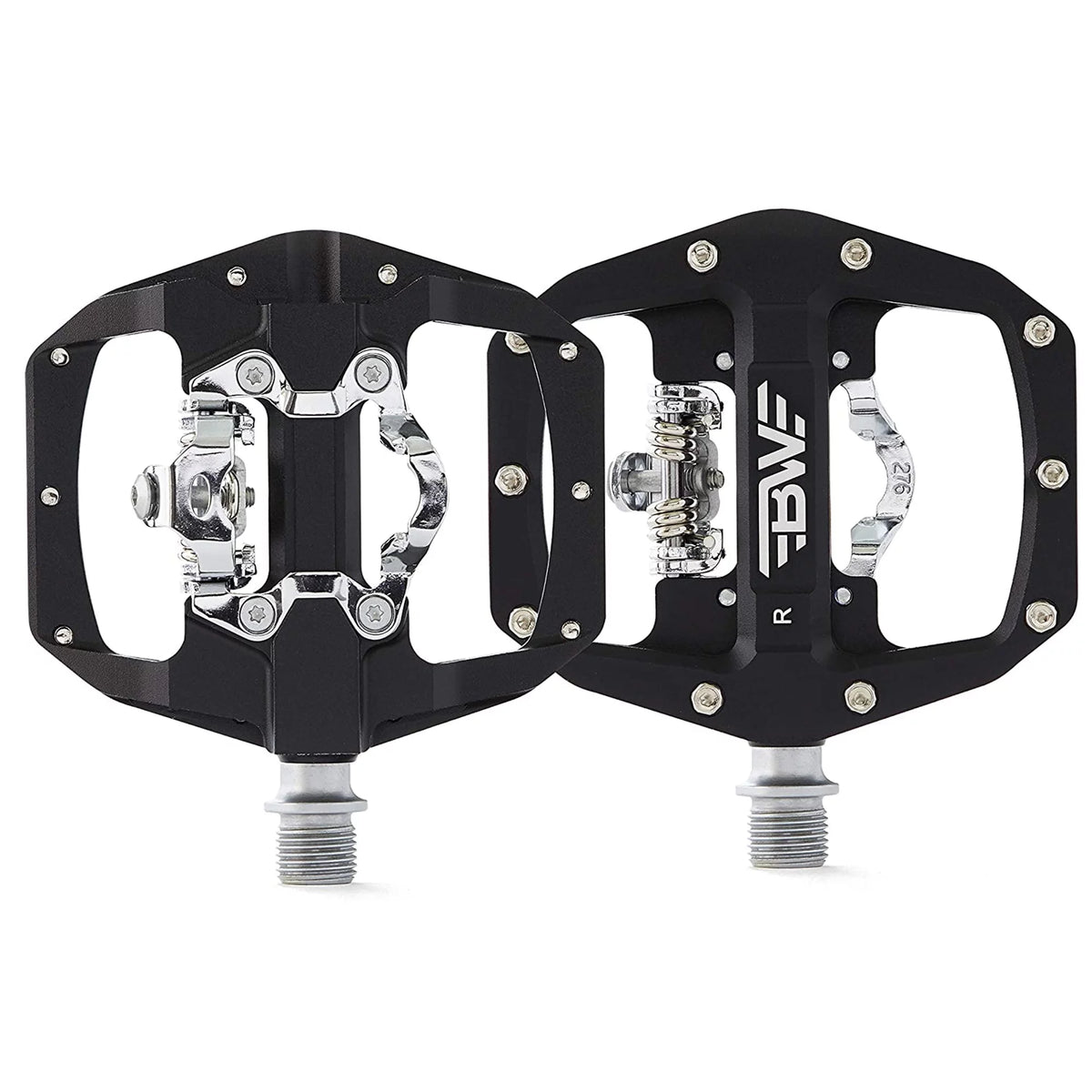 Green Clipless Mountain Bike Pedals with SPD Cleats V345759